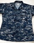 画像2: 米軍実物　US NAVY,　迷彩ジャケット　MEDIUM-REGULAR (2)
