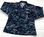 画像1: 米軍実物　US NAVY,　迷彩ジャケット　MEDIUM-REGULAR (1)