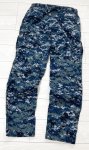 画像2: 米軍実物　US NAVY,　迷彩パンツ 　LARGE-LONG (2)