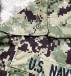 画像4: 米軍実物,US NAVY,　AOR2　NUW　迷彩ジャケット　TYPEIII　SMALL-REGULAR (4)