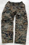 画像1: 海兵隊実物 USMC　ウッドマーパットパンツ　MEDIUM-X SHORT (1)