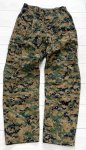 画像1: 海兵隊実物 USMC　ウッドマーパットパンツ　SMALL-SHORT (1)