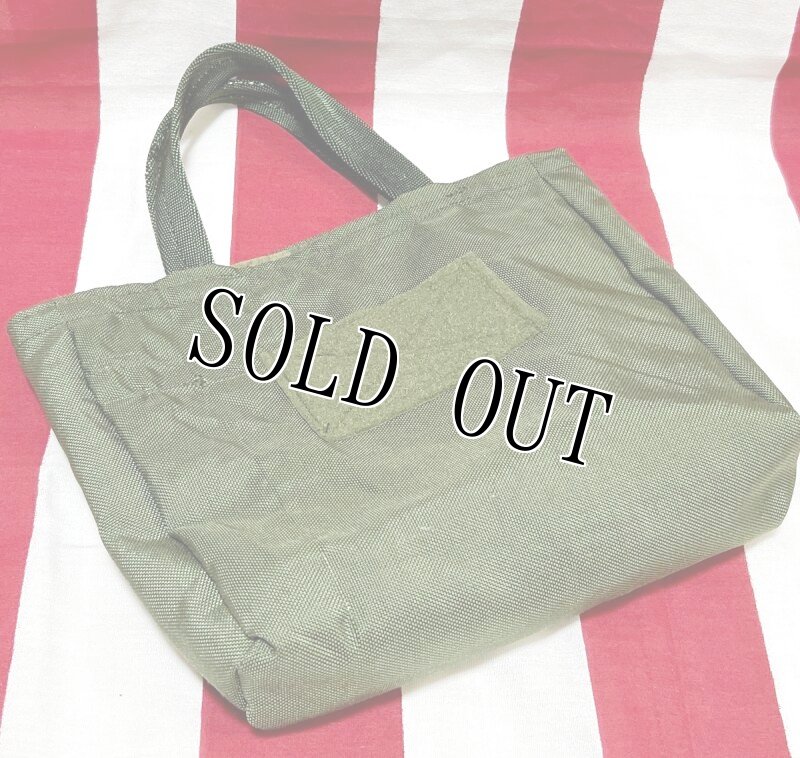 画像3: 米軍実物 USED生地 リメイクミニバッグ リバーシブル (3)