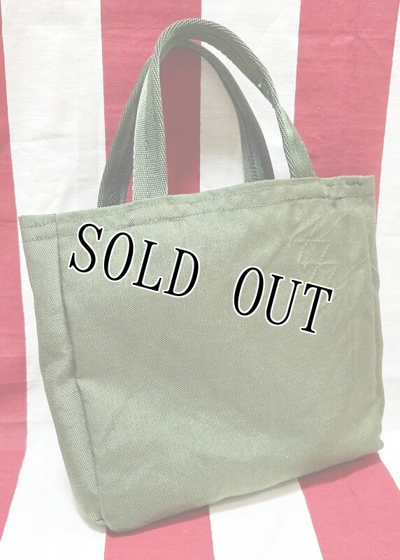 画像2: 米軍実物 USED生地 リメイクミニバッグ リバーシブル (2)