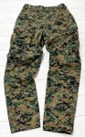 画像1: 海兵隊実物 USMC　ウッドマーパットパンツ　LARGE-X LONG (1)