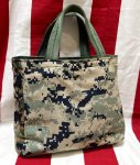 画像6: 米軍実物　USED生地　リメイクミニバッグ　リバーシブル (6)