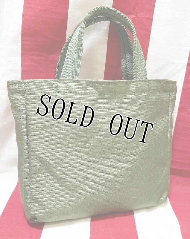 画像3: 米軍実物 USED生地 リメイクミニバッグ リバーシブル (3)