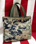 画像5: 米軍実物　USED生地　リメイクミニバッグ　リバーシブル (5)