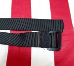 画像2: 米軍実物　BDU　ベルト　BLACK　117cm (2)