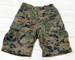 画像1: 海兵隊実物 USMC ウッドランドマーパットハーフパンツ　SMALL (1)