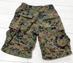 画像2: 海兵隊実物 USMC ウッドランドマーパットハーフパンツ　SMALL (2)