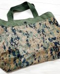 画像9: 米軍実物　USED生地　リメイクバッグ　リバーシブル (9)