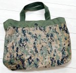画像8: 米軍実物　USED生地　リメイクバッグ　リバーシブル (8)