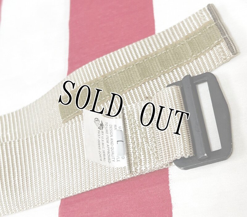 画像3: 米軍実物　USMC BDUベルト　TAN　LARGE　113cm (3)