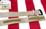 画像2: 米軍実物　USMC BDUベルト　TAN　LARGE　113cm (2)