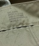 画像4: 米軍実物　USEDダッフルバッグ生地　リメイクバッグ　 (4)