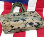 画像7: 米軍実物　USED生地　リメイクミニバッグ　リバーシブル (7)