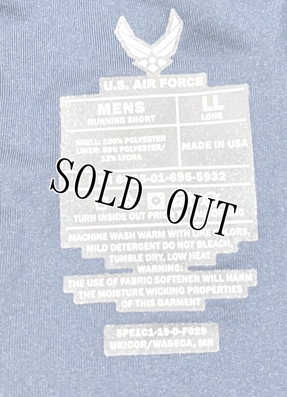 画像5: 米軍実物　新型 USAF AIR FORCE　トレーニングショートパンツ　LL-LONG (5)
