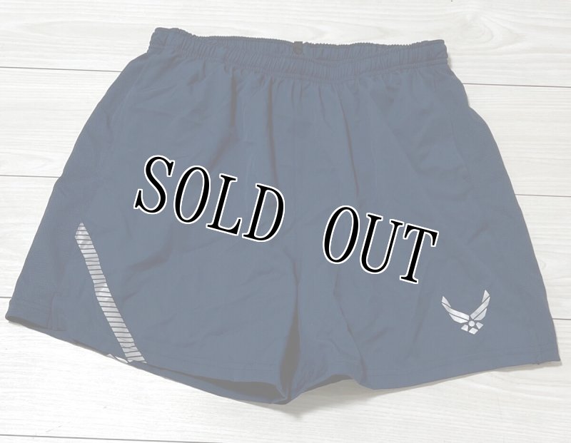 画像1: 米軍実物　新型 USAF AIR FORCE　トレーニングショートパンツ　LL-LONG (1)