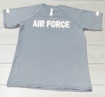 画像1: 米軍実物 US AIR FORCE　トレーニングTシャツ　LARGE (1)