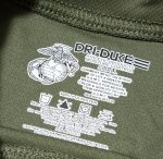 画像2: 米軍実物 USMC　DRI-DUKE　OD Tシャツ　SMALL (2)