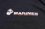 画像2: 米軍実物　US MARINES　オフィシャルTシャツ　LARGE (2)