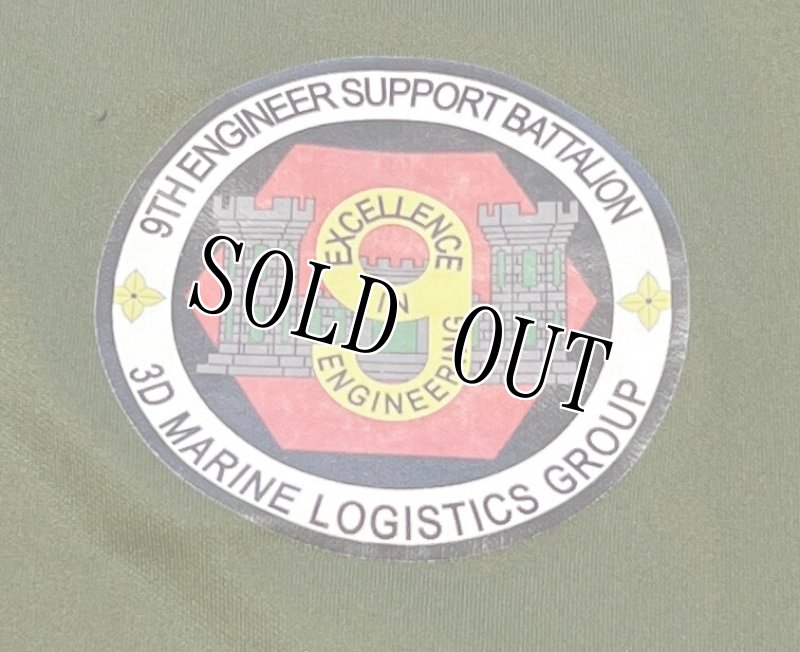 画像2: 米軍実物 USMC 9TH ENGINEER SUPPORT BATTALION Tシャツ MEDIUM (2)