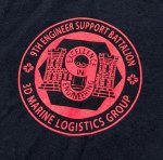 画像2: 米軍実物 USMC 9TH ENGINEER SUPPORT BATTALION Tシャツ MEDIUM (2)
