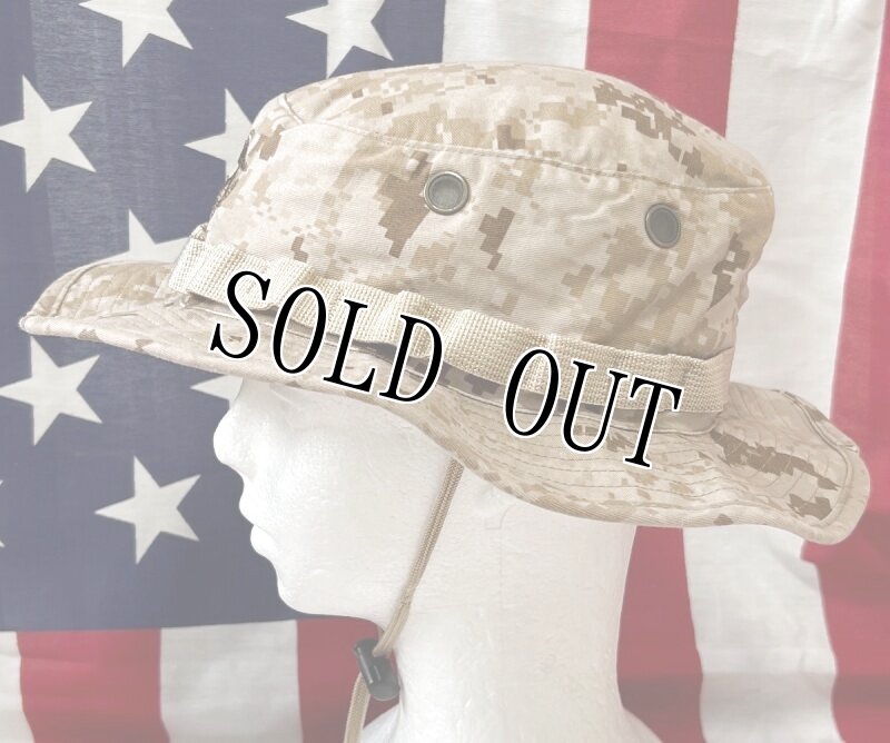 画像3: 米軍実物 デザートマーパットブーニーハット　MEDIUM (3)