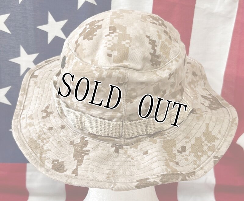 画像4: 米軍実物 デザートマーパットブーニーハット　MEDIUM (4)