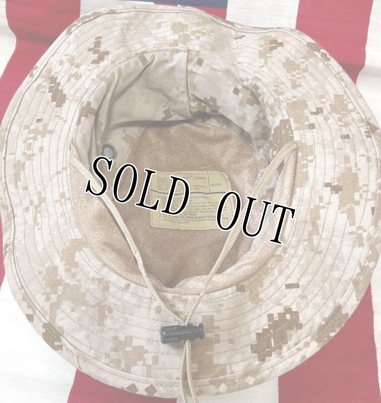 画像5: 米軍実物 デザートマーパットブーニーハット　MEDIUM (5)