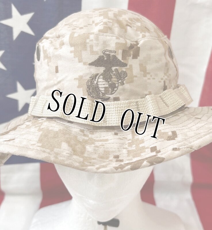 画像2: 米軍実物 デザートマーパットブーニーハット　MEDIUM (2)