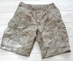 画像1: 米軍実物 USMC デザートマーパットハーフパンツ　MEDIUM (1)