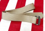 画像1: 米軍実物　BDU　ベルト　TAN　96cm (1)