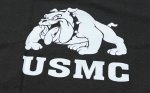 画像4: 米軍放出品　USMC　ブルドッグプリント　Tシャツ　X LARGE (4)
