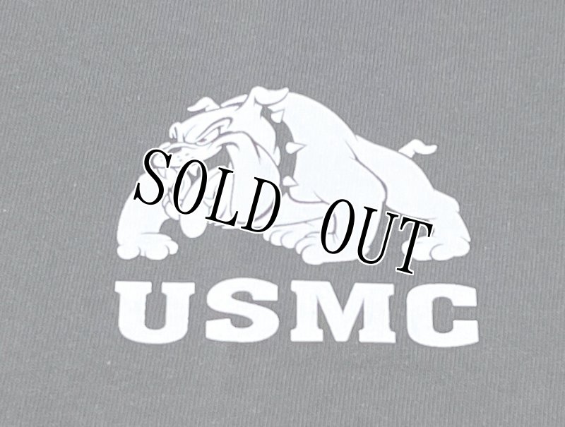画像2: 米軍放出品　USMC　ブルドッグプリント　Tシャツ　X LARGE (2)