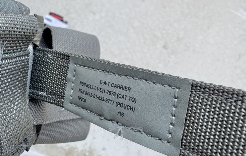 画像11: 米軍実物 ターニケットキャリア C-A-T 止血帯/ポーチABU (11)