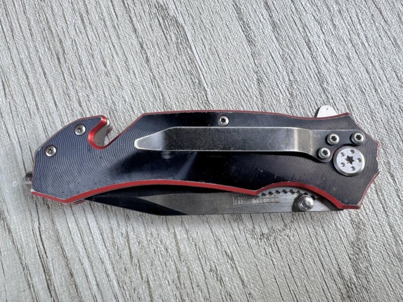 画像9: 米軍放出品 TAC-FORCE レッド スコーピオン タクティカル ホールディング ナイフ (9)