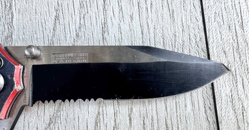 画像5: 米軍放出品 TAC-FORCE レッド スコーピオン タクティカル ホールディング ナイフ (5)