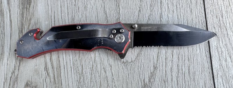 画像4: 米軍放出品 TAC-FORCE レッド スコーピオン タクティカル ホールディング ナイフ (4)