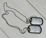 画像1: 海兵隊実物 US MARINE ドッグタグ (1)