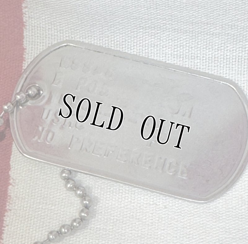 画像2: 海兵隊実物 US MARINE ドッグタグ (2)