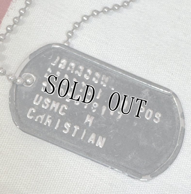 画像2: 海兵隊実物 US MARINE ドッグタグ (2)