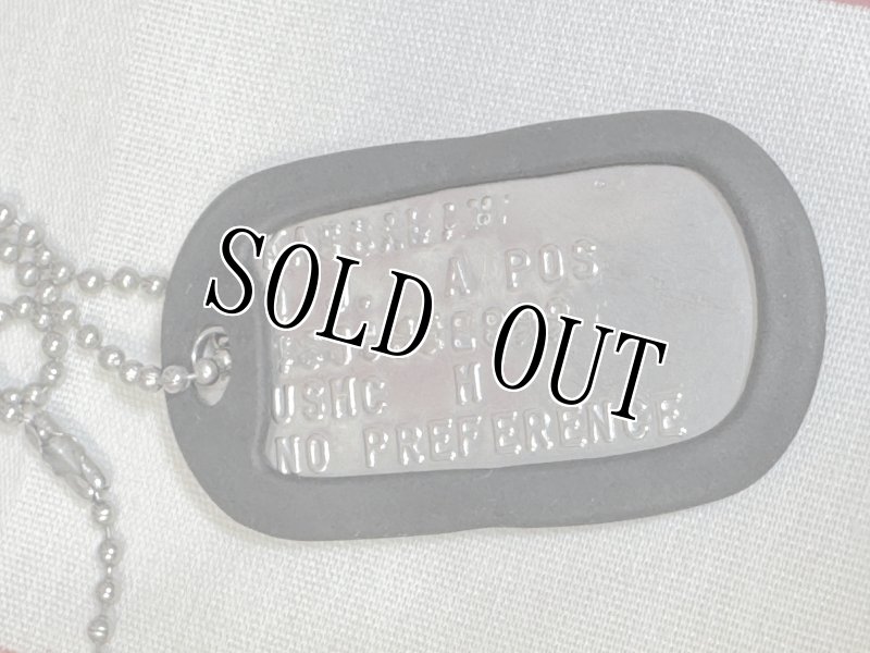 画像2: 海兵隊実物 US MARINE ドッグタグ　01 (2)