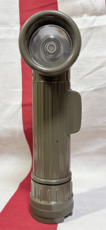 画像2: 米軍実物 FULTON MX-991/U L型 LED フラッシュライト OD  (2)