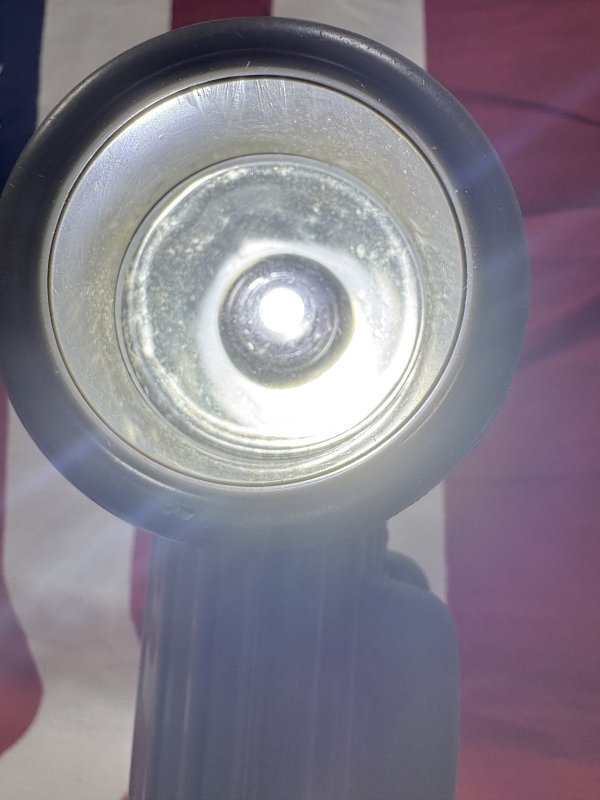 画像8: 米軍実物 FULTON MX-991/U L型 LED フラッシュライト OD  (8)