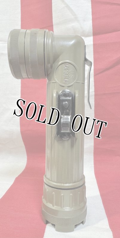 画像1: 米軍実物 FULTON MX-991/U L型 LED フラッシュライト OD  (1)