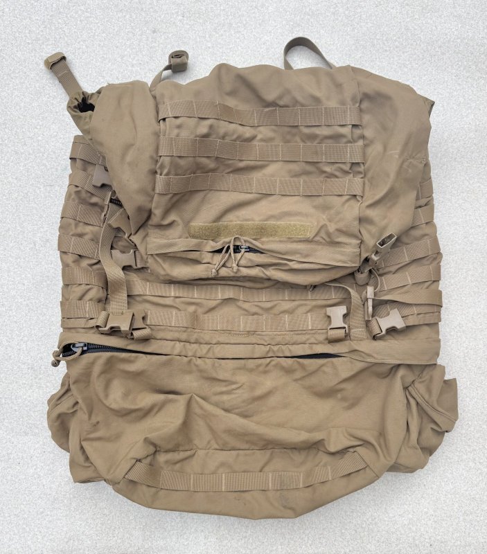 画像8: 米軍海兵隊実物  USMC PACK FILBE  メインパック ハーネス コヨーテ (8)