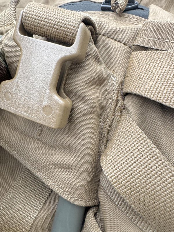 画像20: 米軍海兵隊実物  USMC PACK FILBE  メインパック ハーネス コヨーテ (20)