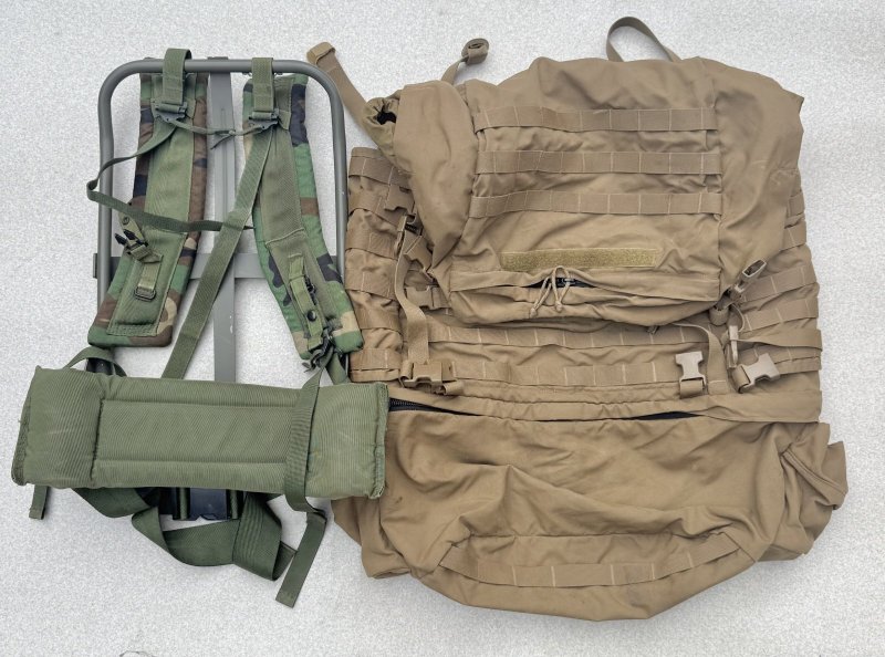画像6: 米軍海兵隊実物  USMC PACK FILBE  メインパック ハーネス コヨーテ (6)